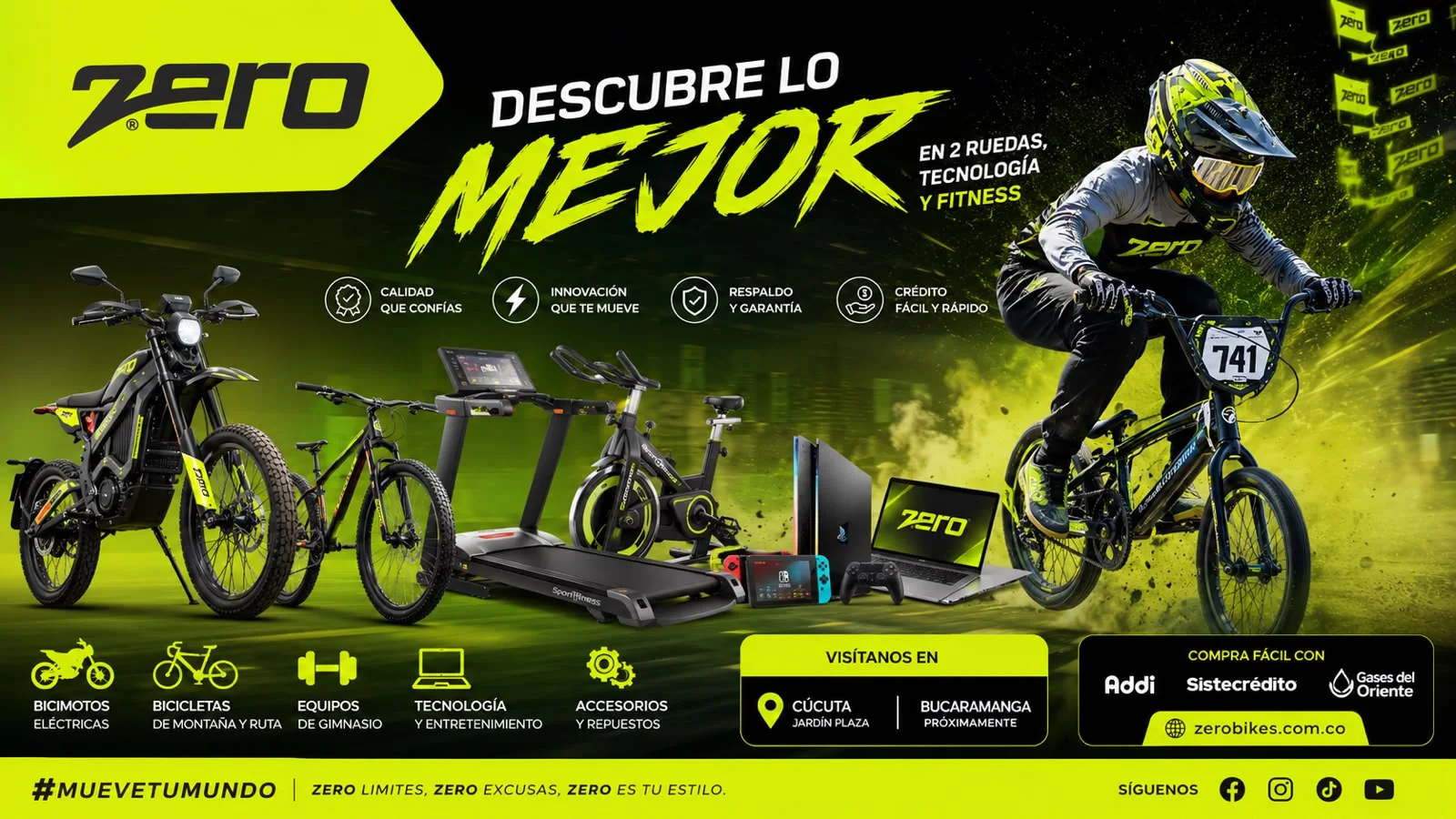 Campaña Descubre lo mejor de Zero Bikes